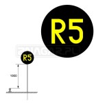 Wskaźnik W28 600 mm odblaskowy 