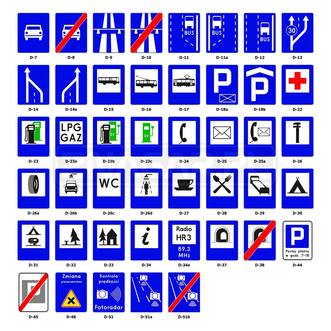 Jak wygląda znak informacyjny?